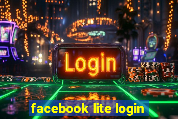 facebook lite login